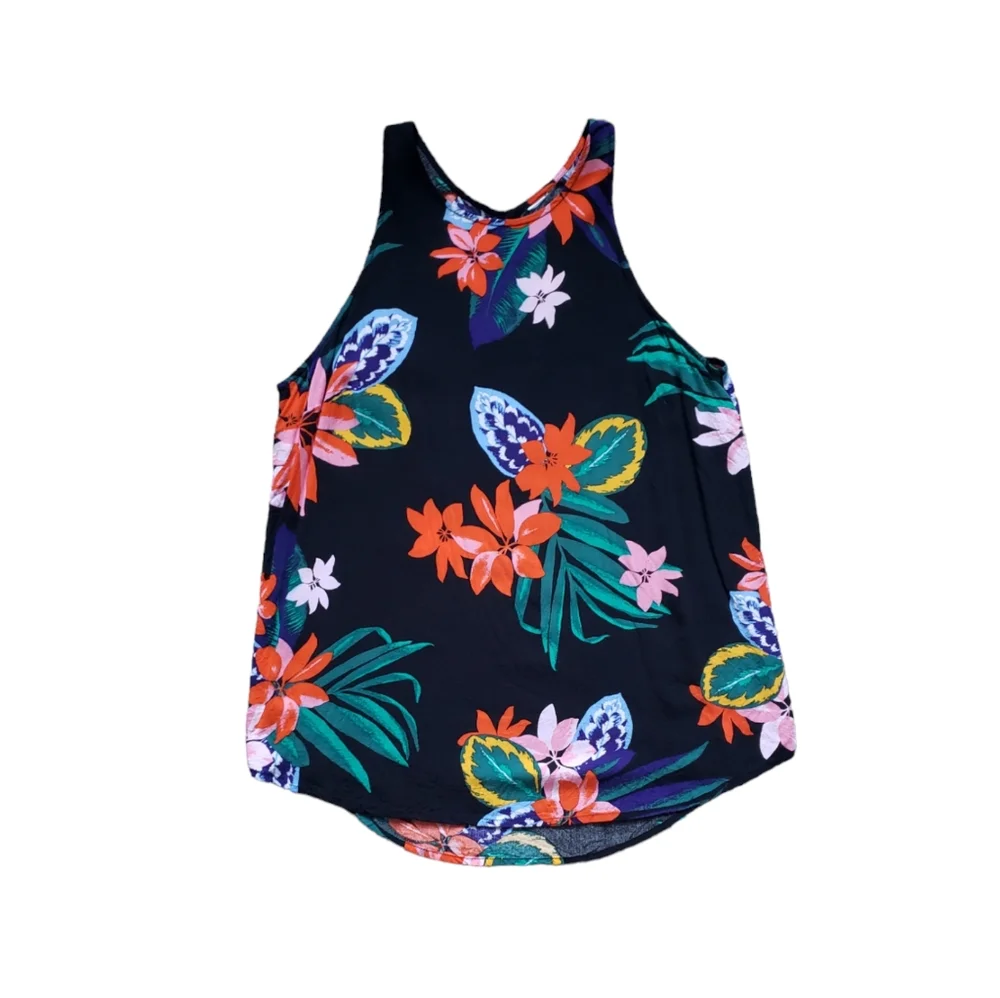 Tropical print tank - Picture 1 of 6